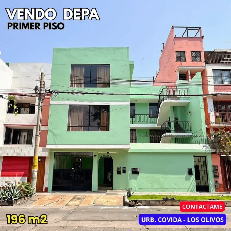 Vendo DEPA – 1er Piso COVIDA